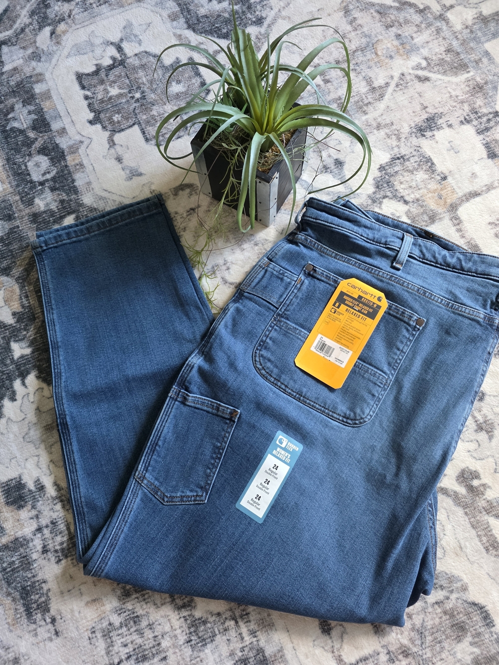 Carhartt Women's 105110 Rugged Flex® Relaxed Fit Double-Front Jean 24W
